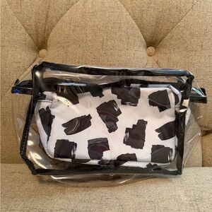 Thirty-One Black and White Travel Pouches
